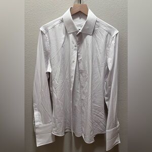 State and Liberty White Men's Polo Shirt